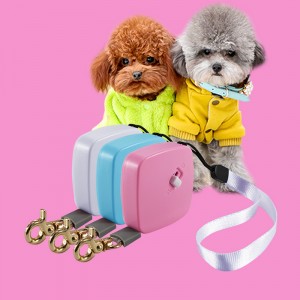 Portable Walking Lesa Mini Retractable Dog Lesa pentru pisici pentru câini mici