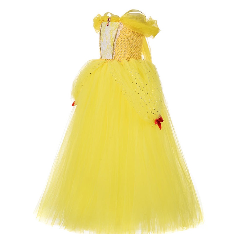 Girl Belle Princess Rochie Copii Frumusețe și Costum Beast Girl Baby Christmas Princess Party Party Party Fancy