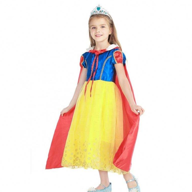 Amazon Hot Sale Designnou TV&movie Princess Cosplay Costume Costume de personaj alb de zăpadă pentru copii \\ rochie