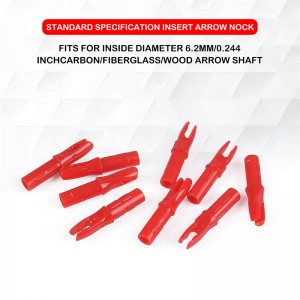 Elongarrow 140001 INSERT ID6.2mm Fibra de carbonnuanță săgeată Nock