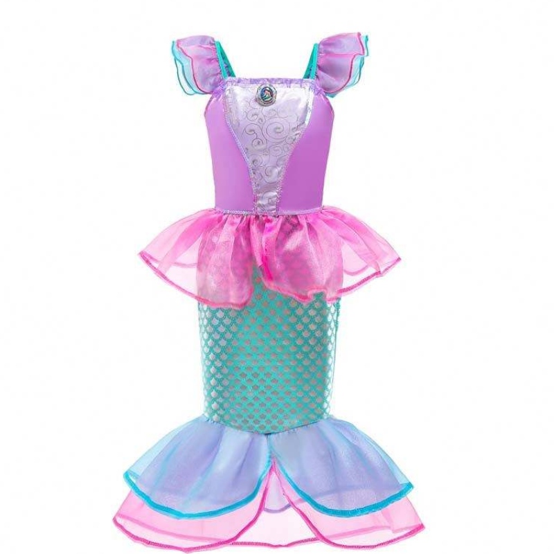 Amazon Hot Selling Party Party Princess Ariel Cosplay Up Kids Costum Mermaid DGHC-028