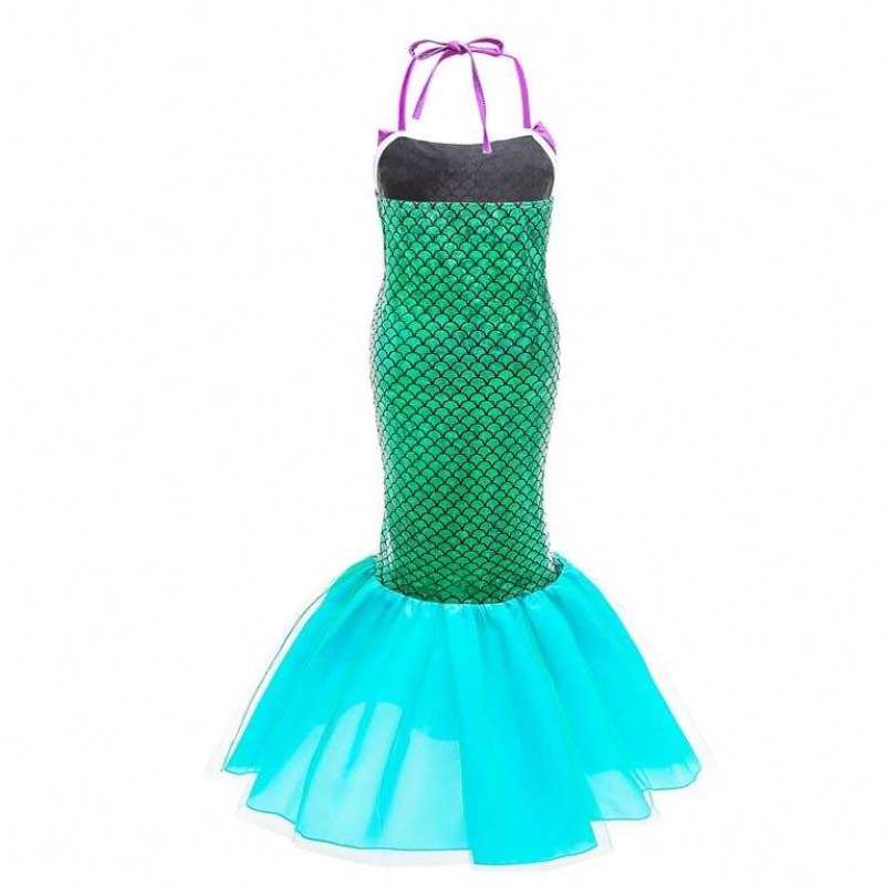 Copii pentru copii Cosplay Costume Ariel Princess Little Mermaid Rochie pentru copii fetiță HCMM-009