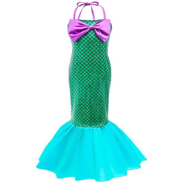 Copii pentru copii Cosplay Costume Ariel Princess Little Mermaid Rochie pentru copii fetiță HCMM-009