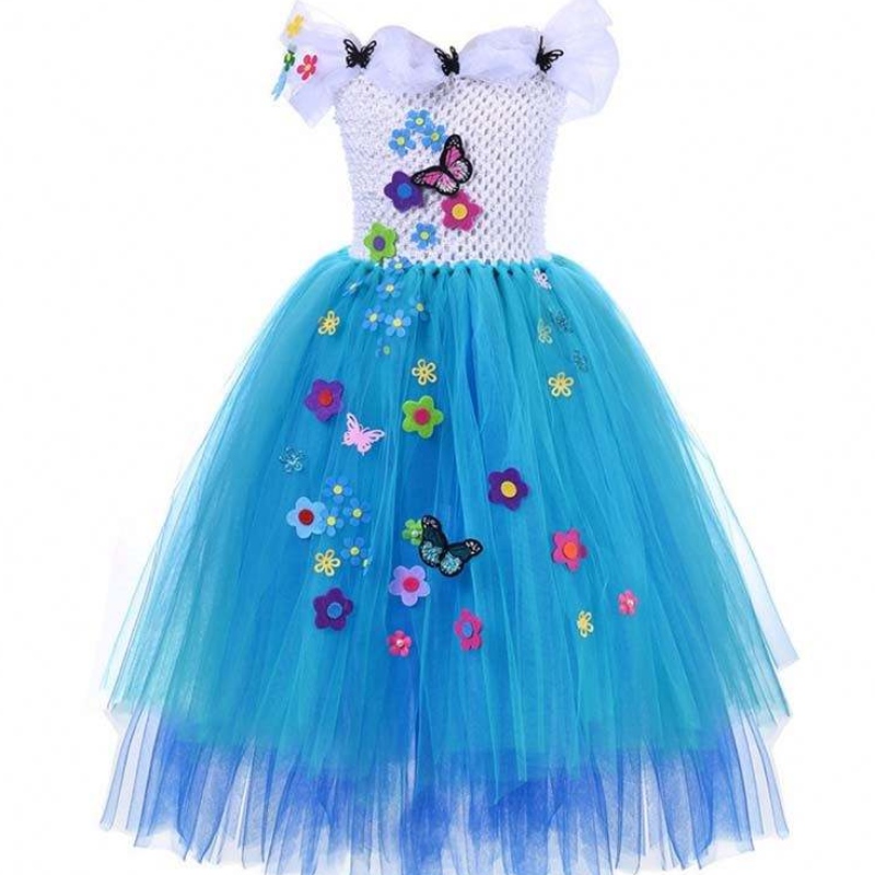 Fete fete 1-8 Year Croșet Handmade Tulle Mirabel Isabela Encanto Tutu Rochie HCIS-014