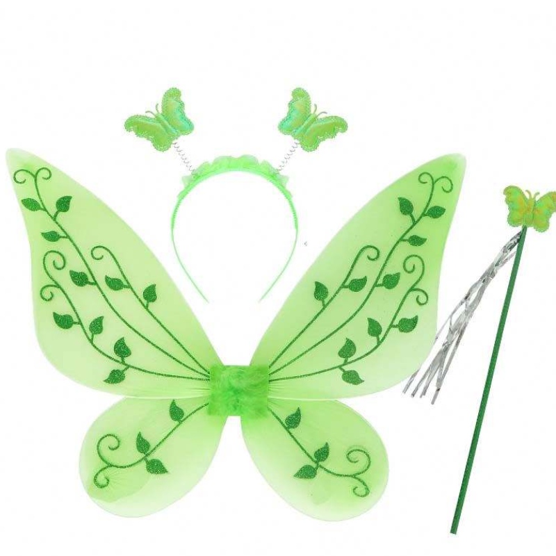 Fete Halloween Party Fairy Dress Up Kids Green Fairy Costum HCTB-008