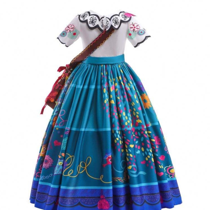 Baige Encanto Mirabel Cosplay Costum TV&movie Kids Fancy Carnaval Princess Princess MFMW002