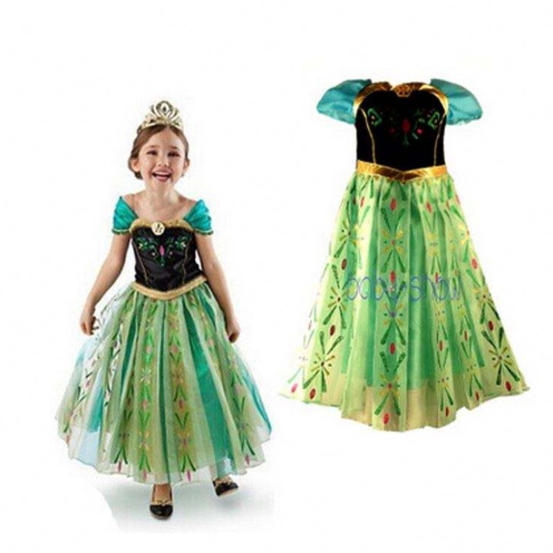 Fancy Baby Frocks Elsa Costum de Crăciun rochii de petrecere de Halloween pentru copii