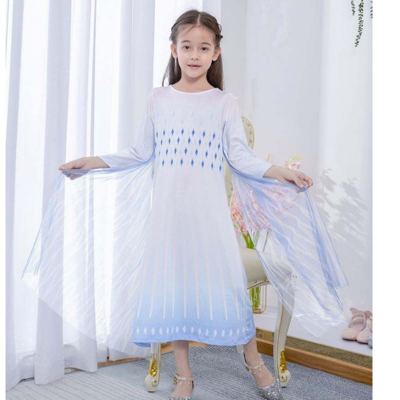 Fancy Baby Frocks Elsa Costum de Crăciun rochii de petrecere de Halloween pentru copii