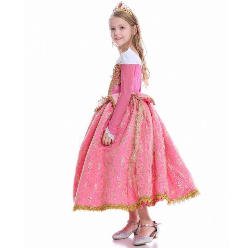 Baige Girls Rochie Sleeping Beauty Princess Aurora Dantelă Rochie Cosplay Costum Performanță