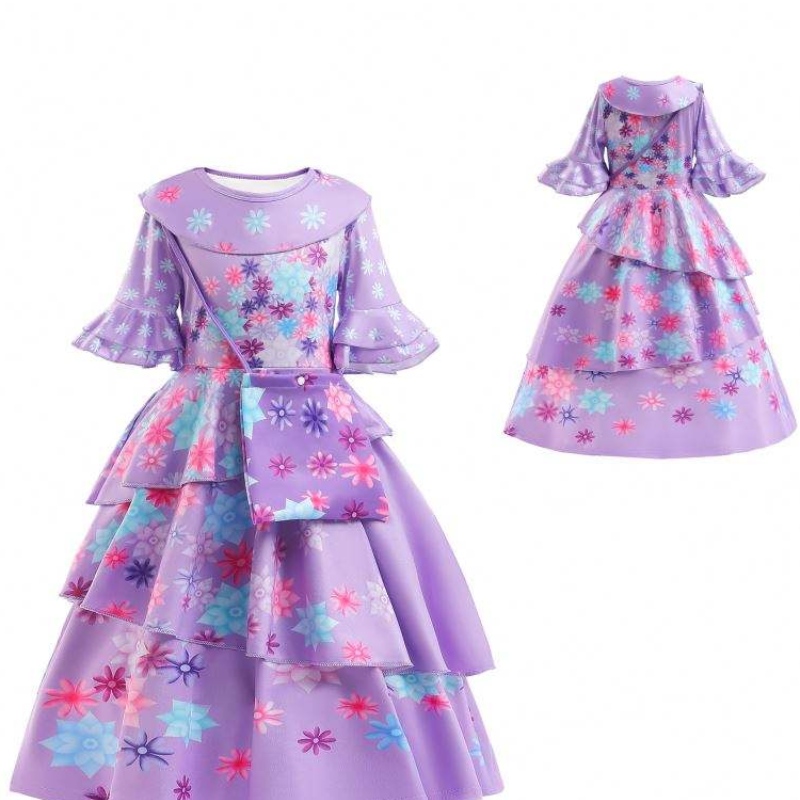 Baige Encanto Mirabel Girl Princess Costum Isabella cosplay rochie mfmw003