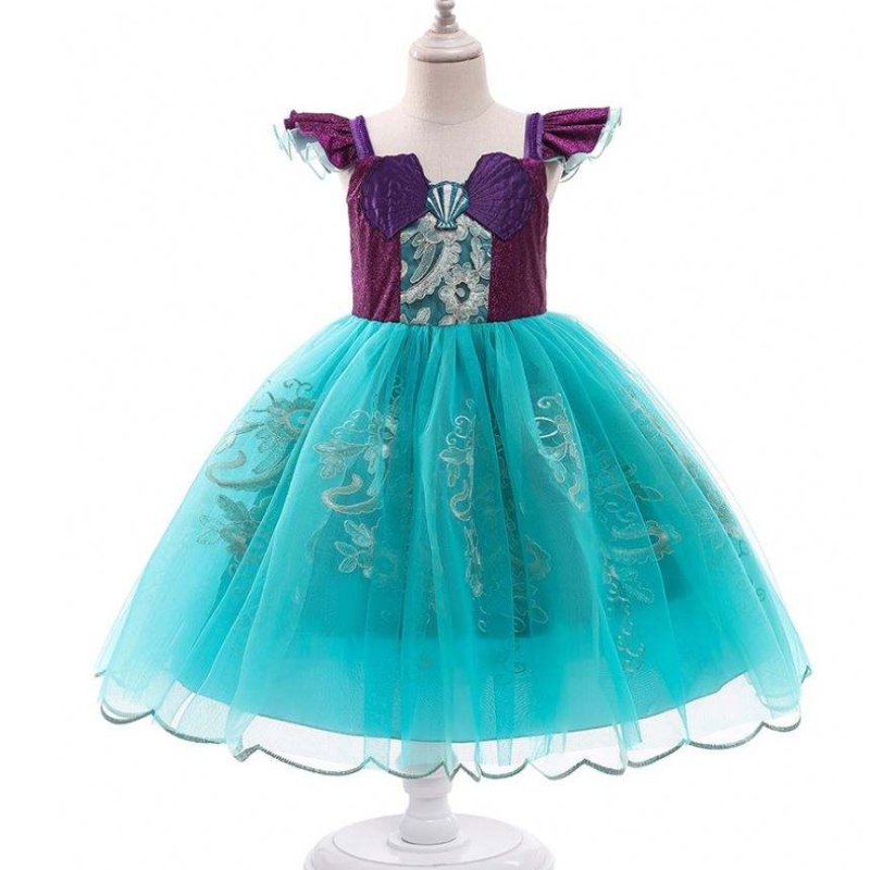 Baige Girls Mermaid Ariel Princess Rochie Cosplay Costume pentru fetiță Sirenă Rochie Copii Copii Halloween