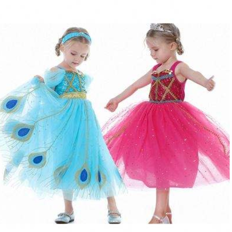 Baige Newjasmine Princess Rochie Halloween Cosplay Costum pentru copii Rochie de petrecere BX8140