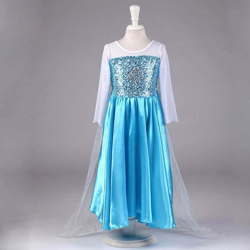 Baige New Snow Frock Girls Rochii Accesorii Cosplay Costum Elsa Rochie prințesă Party Party