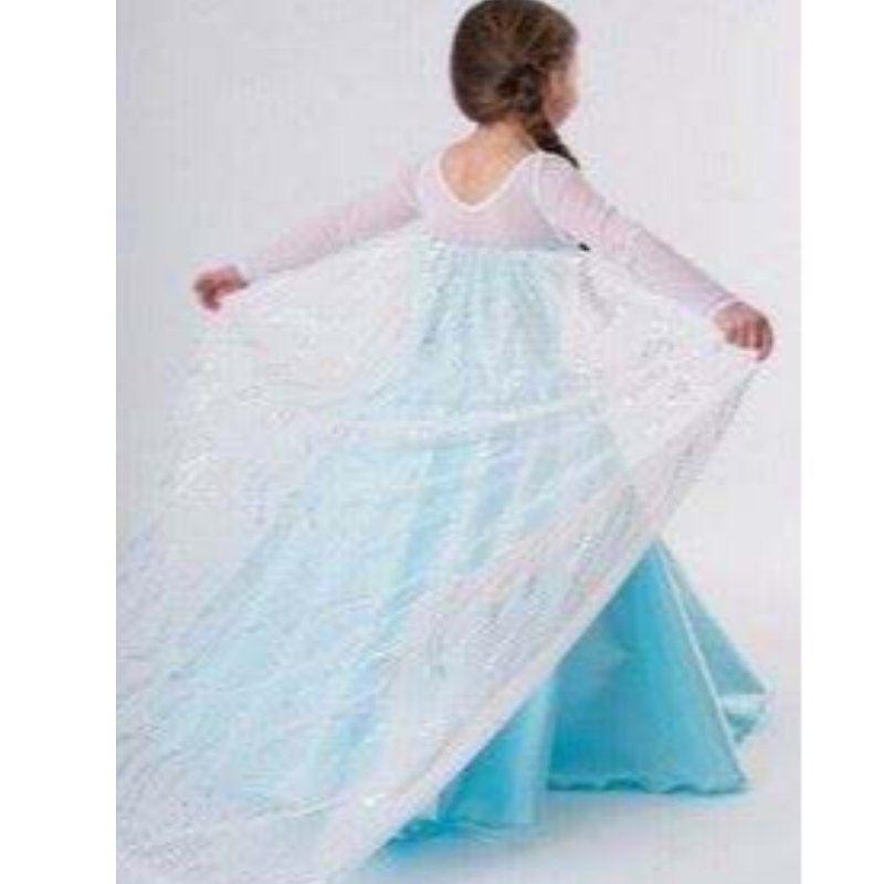 Baige New Snow Frock Girls Rochii Accesorii Cosplay Costum Elsa Rochie prințesă Party Party