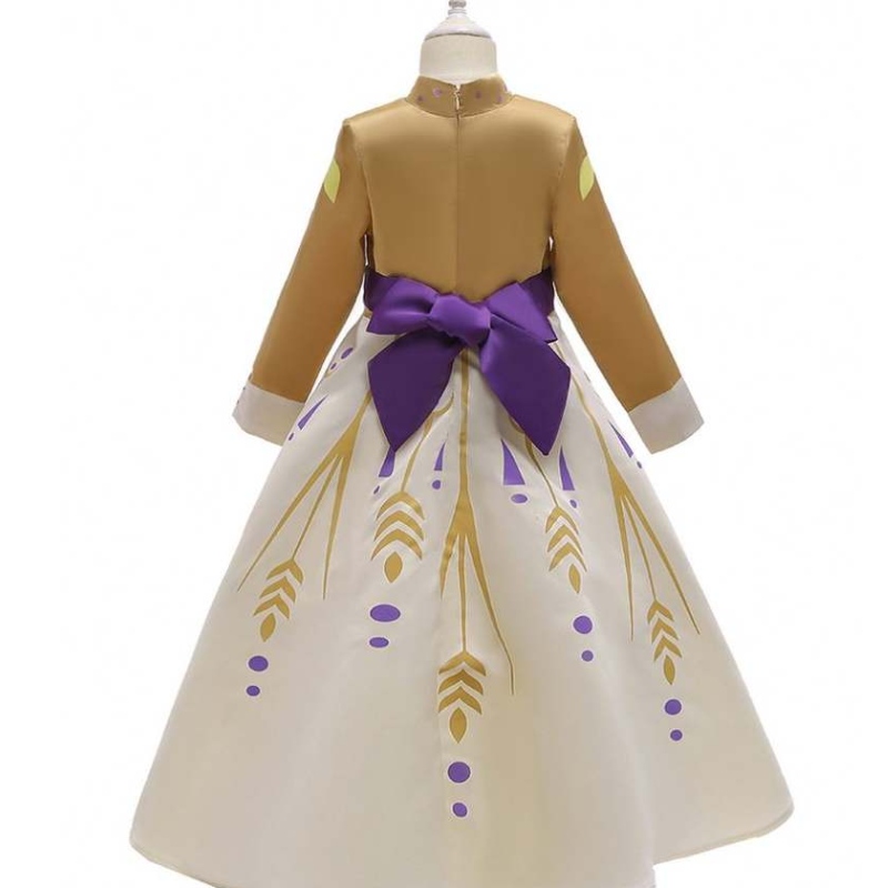 Film 2 Prințesa Elsa și Anna Baby Girls Cosplay Rochie BX1662