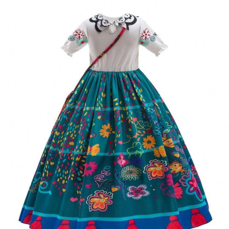 Copiinoi de modă Encanto Costum de film Halloween Mirabel cosplay rochie lungă Barbie Fashionistas