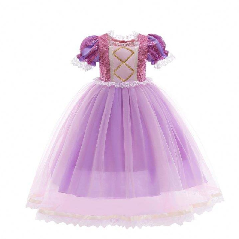 Rochie prințesă rochie albăninsoare fată rochie rapunzel rochie