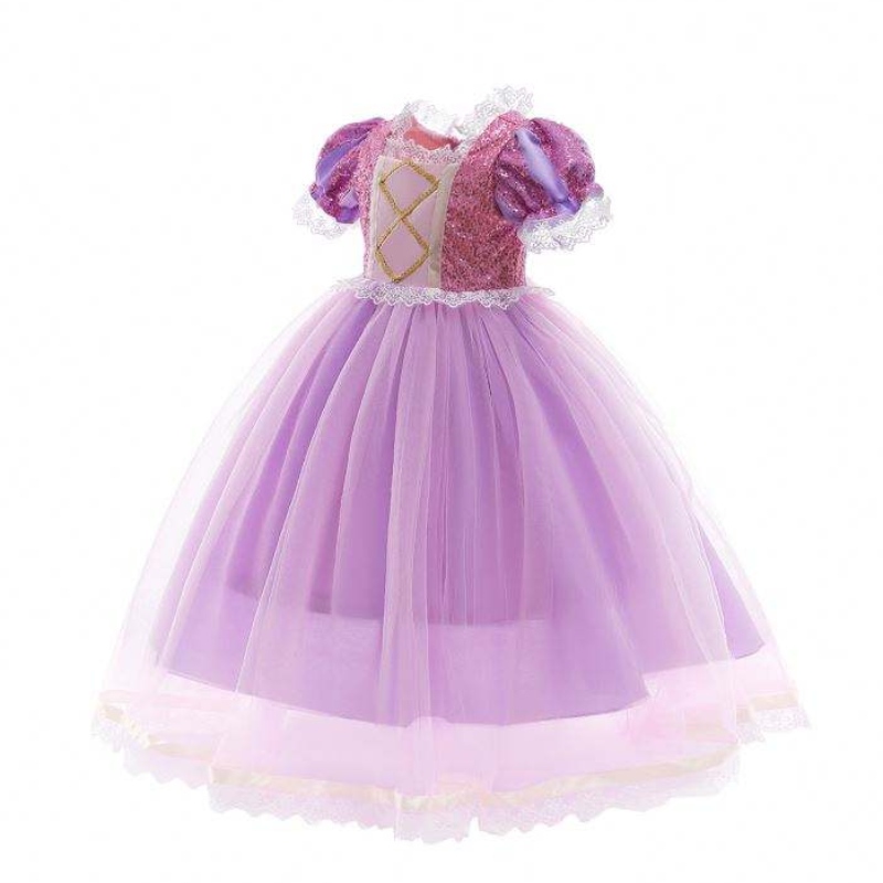 Rochie prințesă rochie albăninsoare fată rochie rapunzel rochie