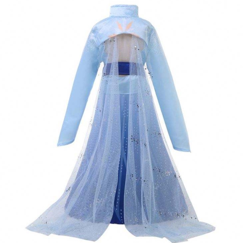 Noua sosire Elsa Rochie Frozen Princess Elsa Costum pentru fete