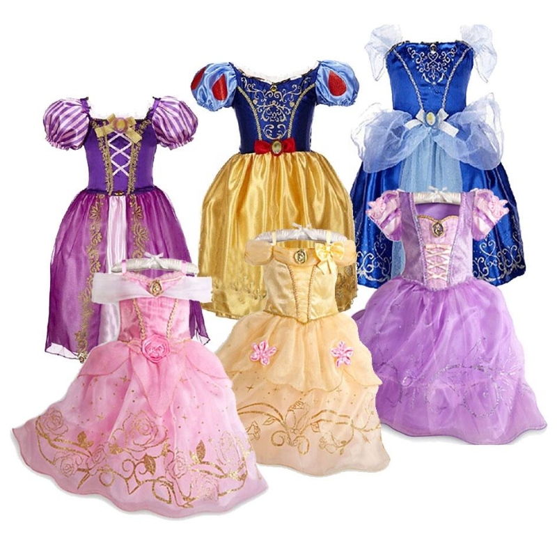 Rochii de fete Magic Copii Full Copii \\ Cosplay Prințesa Rochie Kid Girls Desen Cartoon Princess Rochie pentru vară