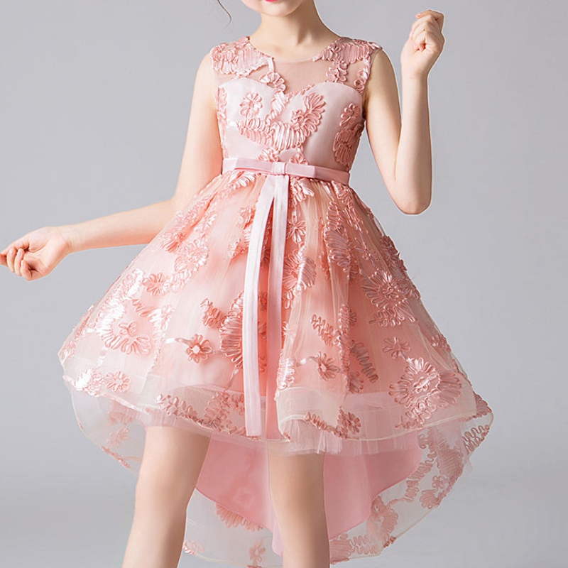 Rochie pentru copii pentru fete costumenuntă ziua de azi petrecere denou coadă seara elegantă prințesa de vară copii rochie rochie de minge 4-12