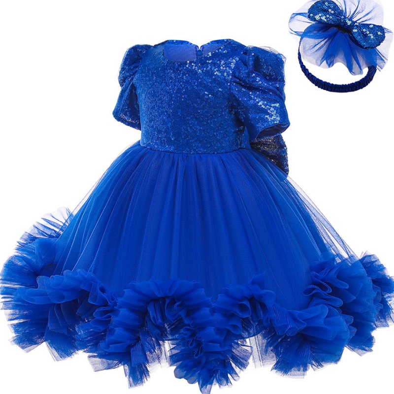 Rochie pentru bebeluși pentru fete rochie de aniversare a anului de aniversare petrecere de paiete de paiete prințesă costum de carnaval costum denou -născut
