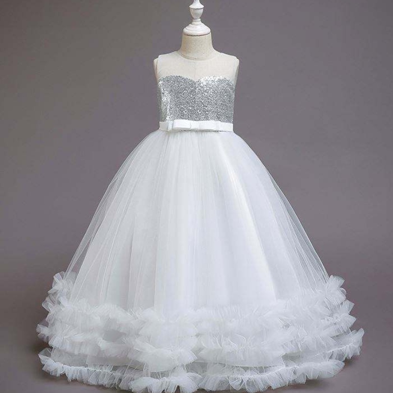 Fete pentru copii îmbrăcăminte de rochie de flori fete prințesa rochie de bilă denuntă rochii de seară