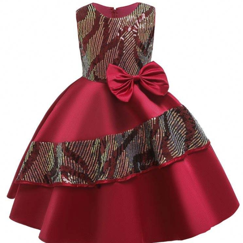 Fancy Frock Sequins Designs Girls Party Bling Bling Rochii pentru copii L5146