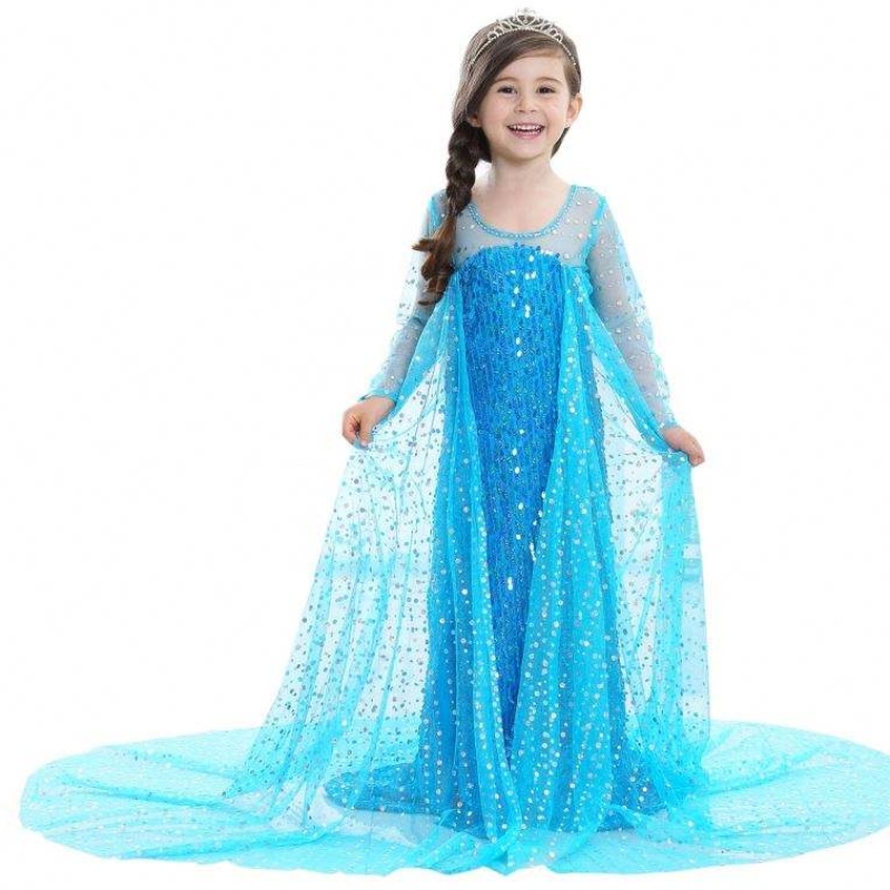 TV fantezist de înaltă calitate \\ rochienmovie înghețată elsa costum de zi denaștere costum cosplay costum anna albă rochii de fete petrecere