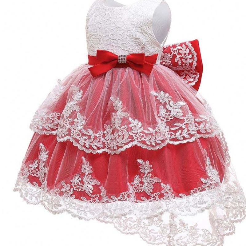 Elegant pentru fete pentru copii, purtați rochie de broderie rochie lungă pentru copii
