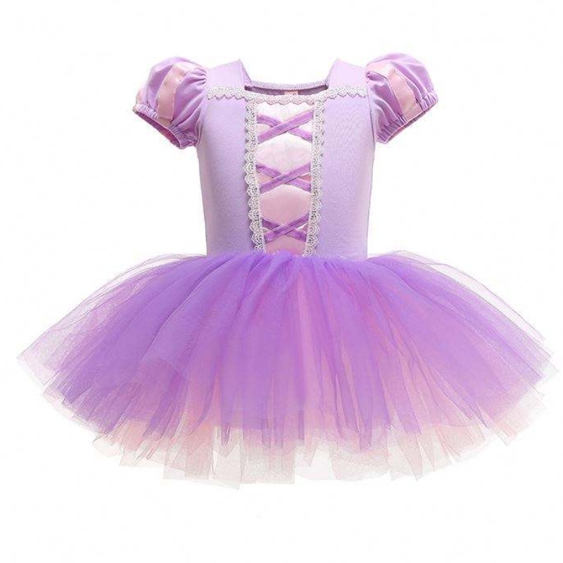 Baige Princess Elsa Cotton Îmbrăcăminte pentru copii îmbrăcăminte interpretând haine pentru petrecere ținute de ballet rochie de tutu design