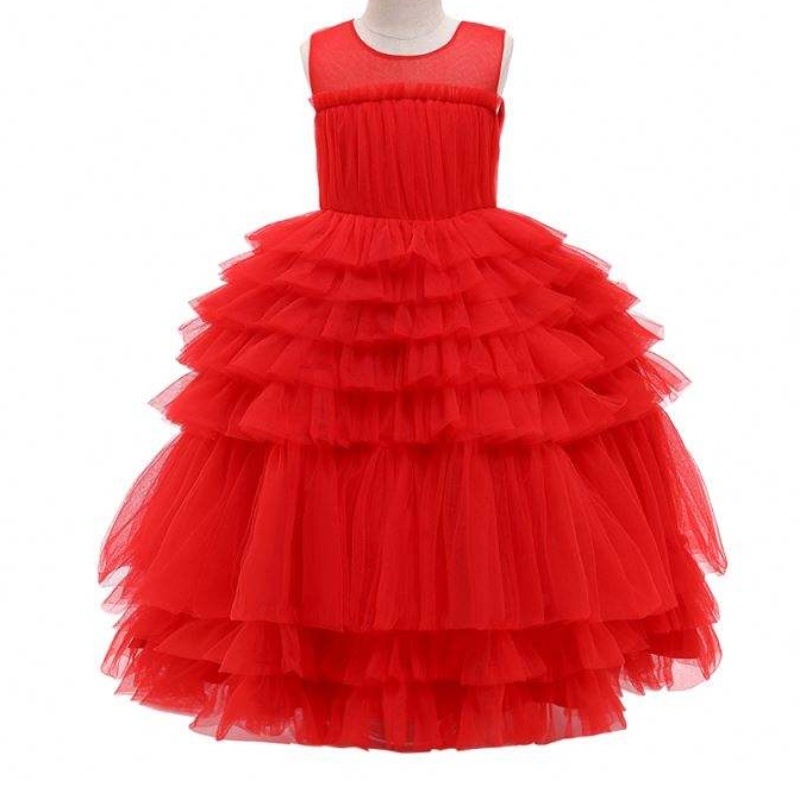 Baige 2021noi design rochii de fete stratificate rochie cu bilă pentru copii rochie de petrecere tutu
