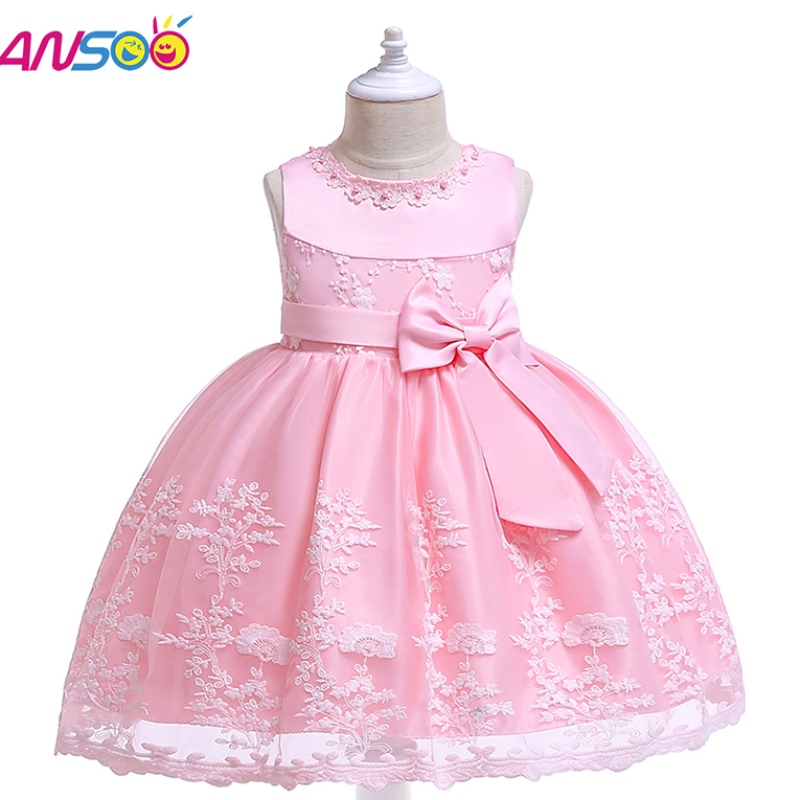 Ansoo Princess Flower Girl Rochie vara Tutununta zilei denaștere pentru copii rochii pentru fete