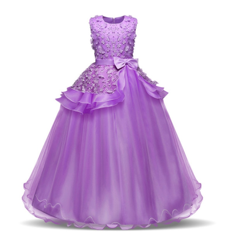 Fetiță pageant rochii formale de petrecere de vară purtare fete denaștere fete fete adolescente 8 14t rochie de botez tutu rochie boutique