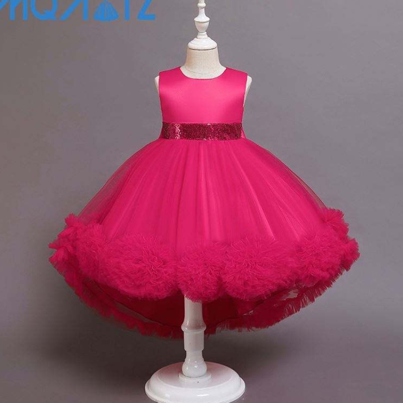 Baige Hot Sale Girl Princess Party Party Rochie pentru copii pentru copii cu rochie lungă rochie de flori