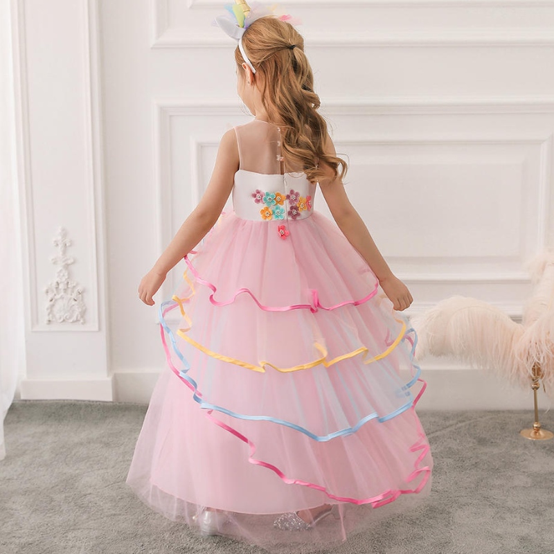 Rochii pentru copii fanteziste pentru fete unicorn pentru petreceri denaștere rochie pentru copii îmbrăcăminte lungă rochie vestidos pentru fete adolescente