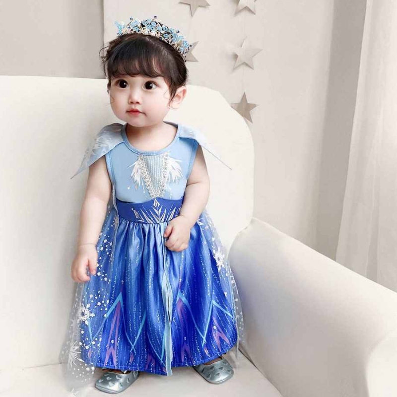 Baige New Design Prințesa Elsa Anna Play Play Dress Little Girl Cosplay Costumes Party Christmas Party Birthday Rochie BX1730