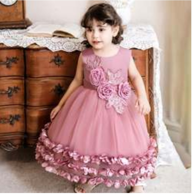 021 Baby Christmas Dress Fancy Baige Summer Frock Party Formal Party Princess Beautiful Baby Rochie N2105