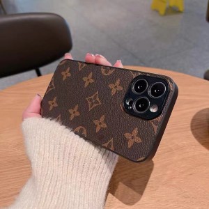 Noul produs este potrivit pentru carcasă de telefon mobil de lux Apple iPhone14Pro și Big Brand Imitație din piele Fall Fall Protective Mobile Telefon