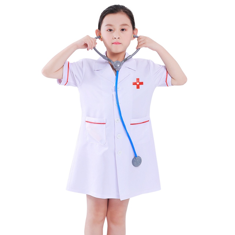 Copii pentru copii Doctor Dress Up Girl Girl Girl Halloween Set de roluri de rol și accesorii