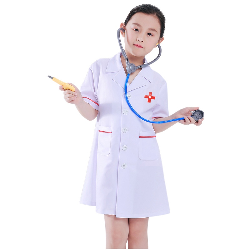 Copii pentru copii Doctor Dress Up Girl Girl Girl Halloween Set de roluri de rol și accesorii