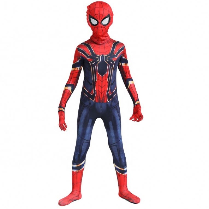 Costronul clasic Fancy Black&red Halloween Suit anime TV&movie pentru copii îmbrăcăminte de desene animate spiderman costume de performanță