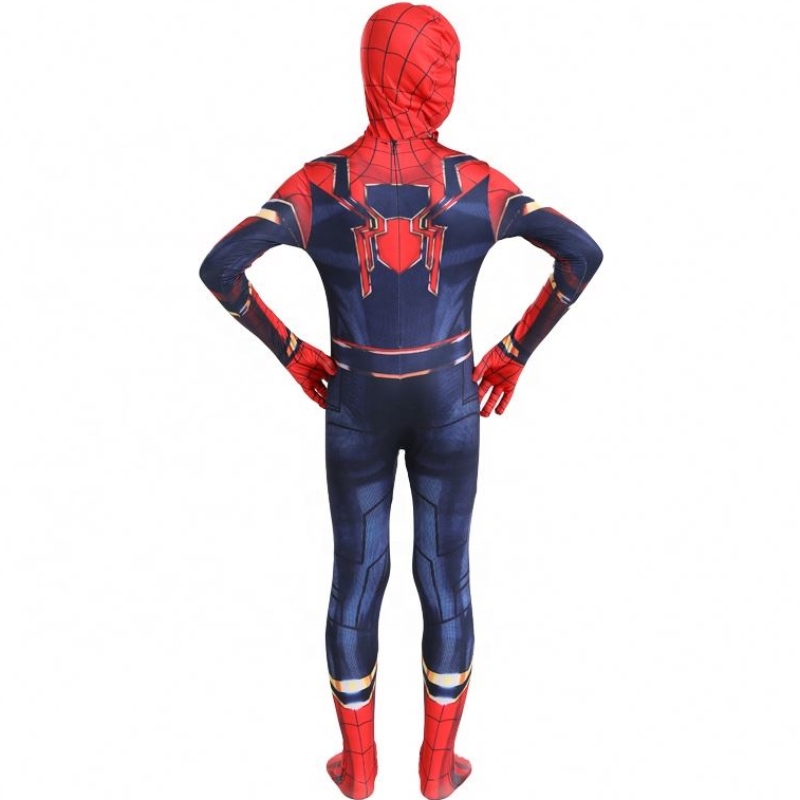 Costronul clasic Fancy Black&red Halloween Suit anime TV&movie pentru copii îmbrăcăminte de desene animate spiderman costume de performanță