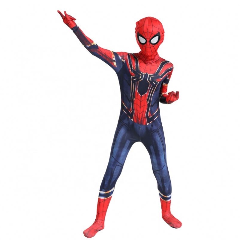 Costronul clasic Fancy Black&red Halloween Suit anime TV&movie pentru copii îmbrăcăminte de desene animate spiderman costume de performanță