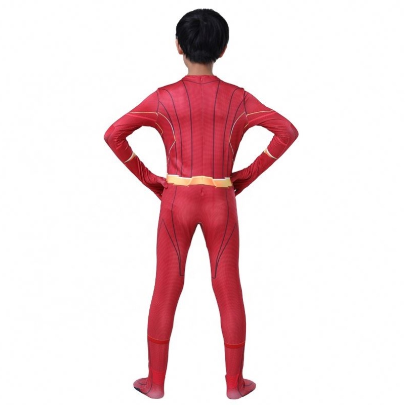 Factory Direct Superhero Outfit Halloween Party Cosplay TV&MOVIE Costum recuzită The Flash Man Suits for Boys