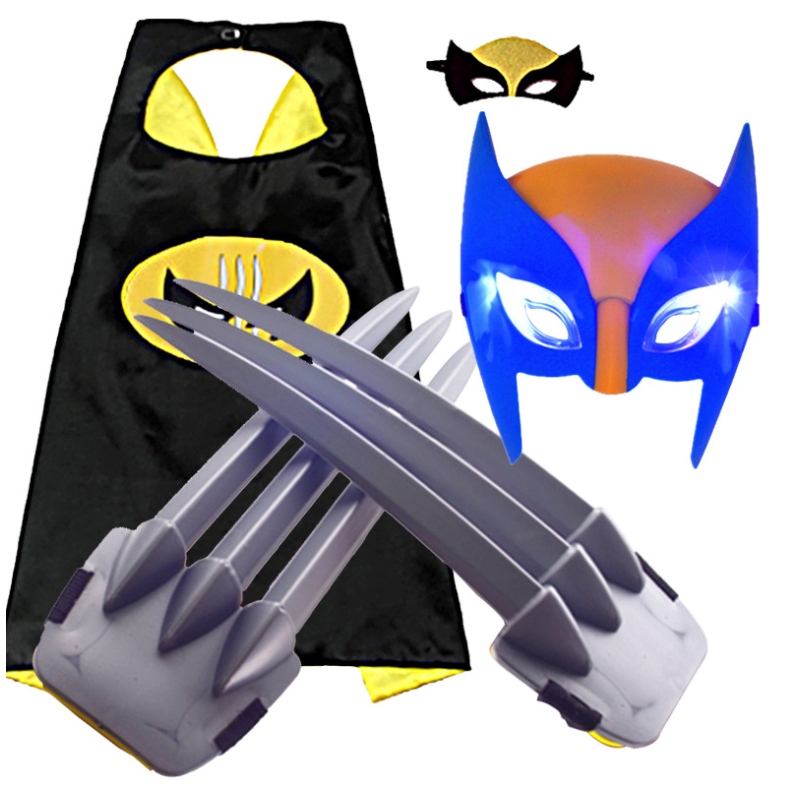 Wolverine Plastic Claw Fakepiece Cloak Arme Halloween Cosplay Party Jucării