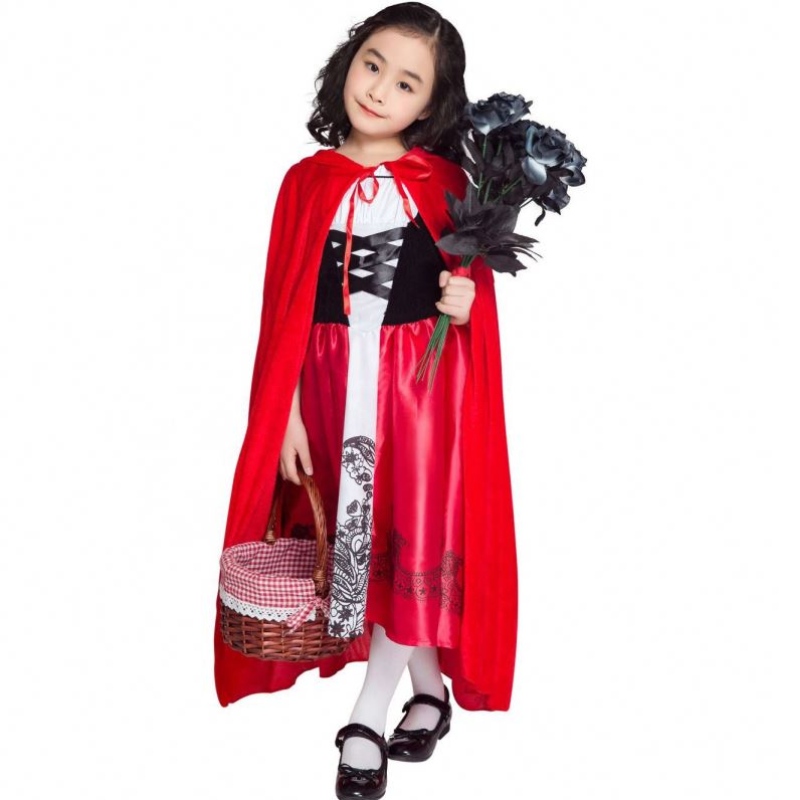 Costume de Ziua Copiilor de Halloween Copiii Copiii Copiii Red Riding Costum cu Cape pentru copii
