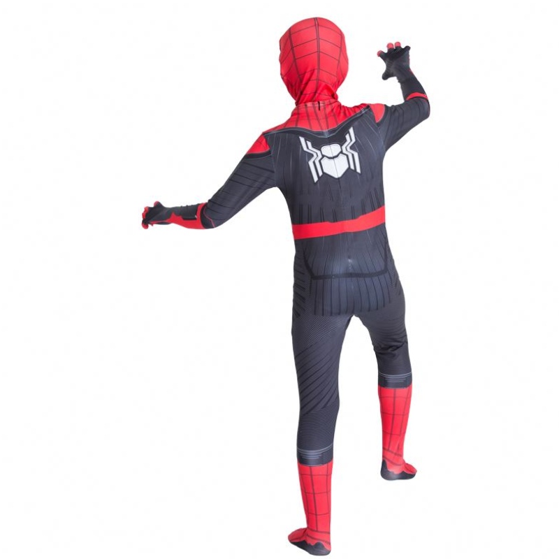 2022 Amazon Hot Vânzare cu ridicata Stil clasic Cel mai bun preț Desen animat Roșu Negru Neagră Figura de Accion Anime Kids Costum Spiderman