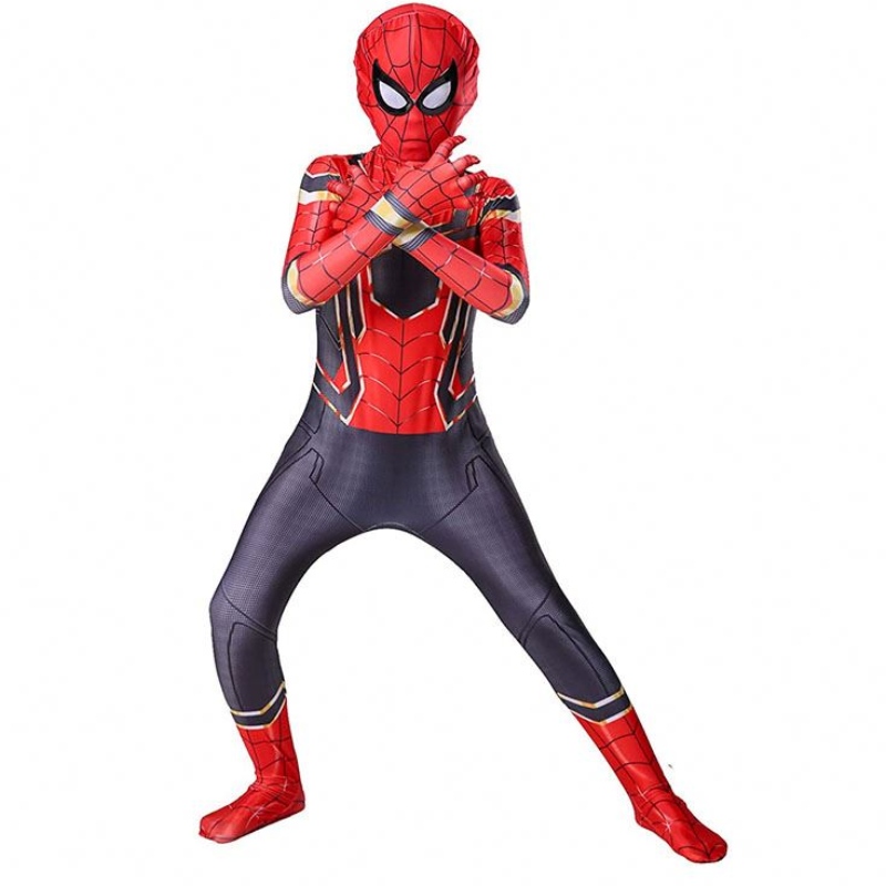 TV&Costum de cosplay de film Zentai Spiderman Super -erou Costum Spandex pentru copii Made personalizat