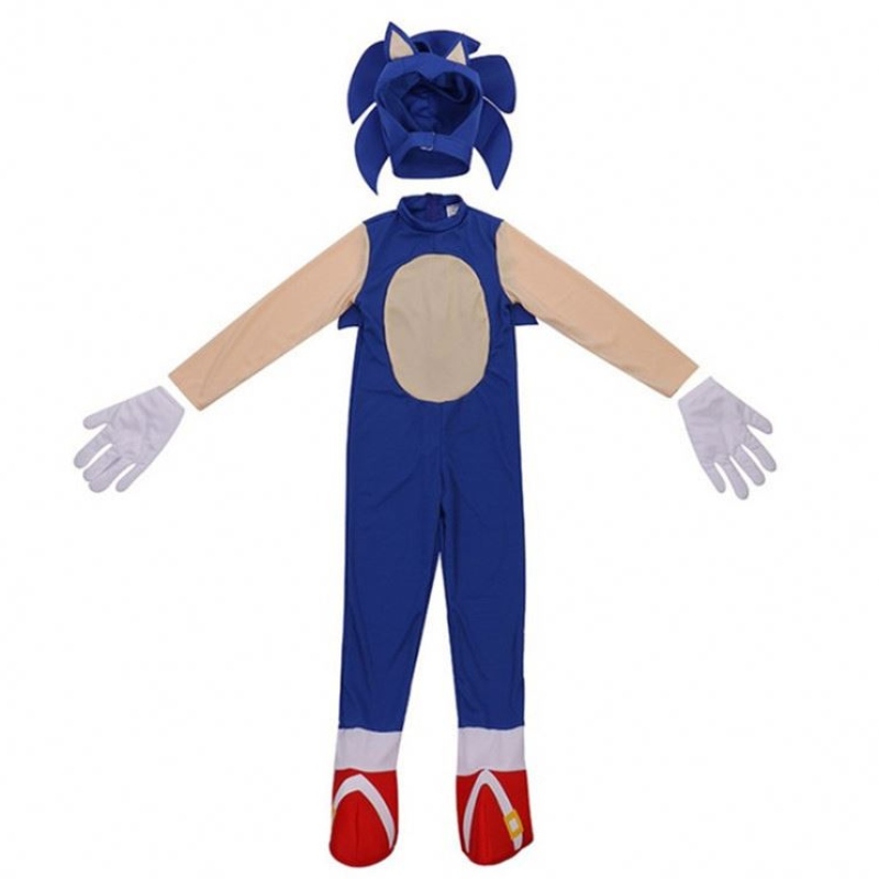 Costum Sonic Halloween Copiii Sonic The Hedgehog Cartoon Sonic Boy Cosplay Costum de performanță